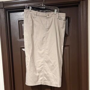 Riders by Lee Beige Midi Skirt